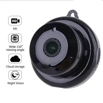 V380 Wifi 1080P Bezdrôtové Kamery CCTV Infračervené Nočné Videnie Pohybu Detectection 24BB