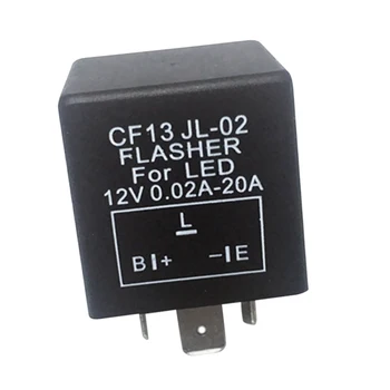CF13 JL02 Elektronických Auta Flasher 3 Pin Relé Na Fix LED Svetlo, Blesk Bliká