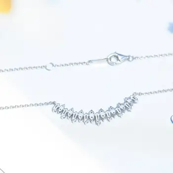 Jellystory luxusné 925 sterling silver náhrdelník s AAA zirkón drahokam šperky, prívesok pre ženy, svadobné zapojenie nový príchod