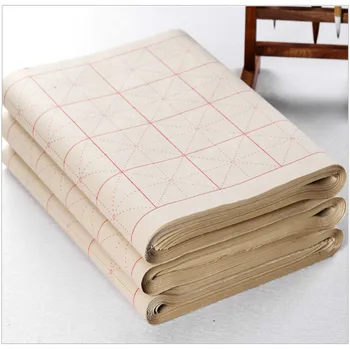 Kaligrafia Papier Xuan Abstraktných Lingot Carta Di Riso 100sheets Začiatočník Čínskej Kaligrafie ryžový Papier s Mriežky Rijstpapier