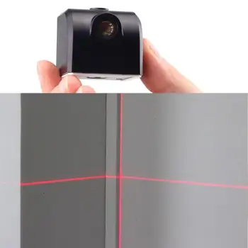 Dreamburgh Mini Cross Červený Laser Úrovni Infračervené Meter Magnet Upevnenie LED Horizontálne Lasery Indikátor Prenosné Nameraných hodnôt Nástroj
