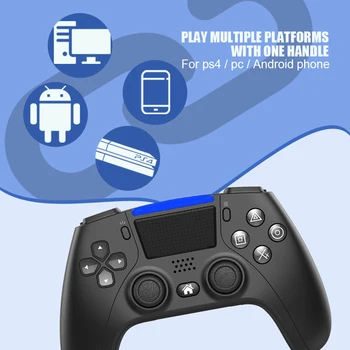 Bluetooth Wireless Ovládač Bezdrôtový ovládač Pre PC/Telefóny Android Pre Playstation 4 Wireless Gamepad