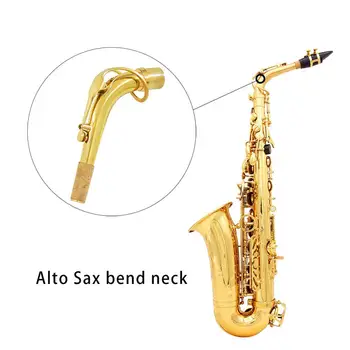 Alto Hlas Saxofón Koleno Ohnúť Krk pre Ľahký Sax Hudobné Nástroje, Saxofón Príslušenstvo