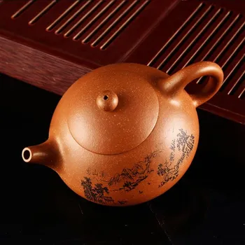 Kung Fu čaj Čínsky Čajový Set ručne maľované yiixng kanvica krásne a jednoduché získať zdravý životný štýl