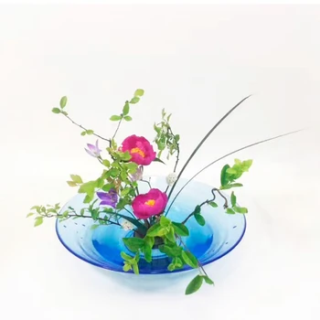 Japonská Ikebana Suiban Kvet Vody Zásobník Doska pre Čerstvé Kvety Sprostredkovanie