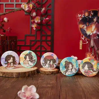 Anime Tian Guan Ci Fu Hua Cheng Xie Lian Odznak Cosplay Kreslený Obrázok Bedge Tlačidlo Medaila Brošňa Pin Suvenír Prívesok Cosplay