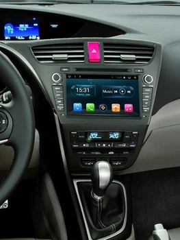 Auto dvd prehrávač Č-2din android auto-rádio gps, navegador 5D honda-civic 7 poklop-späť ek strednej multimediálne carplay