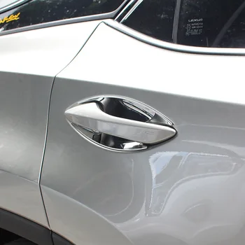 Chrome Dverí Rukoväť Držiak Misy Pohár Dutiny Kryt Pre Lexus NX 200t 300h 2016 2017 Výbava Nálepky Auto Styling Príslušenstvo Model