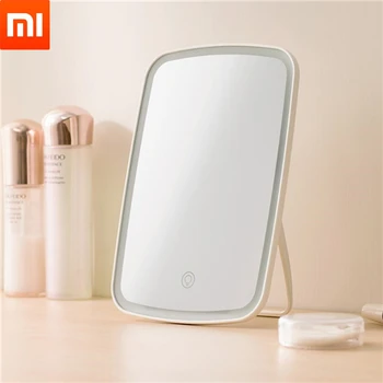 Xiao Mijia Inteligentný prenosný make-up zrkadlo pracovnej plochy led svetlo prenosné skladacie Lampa zrkadlo ubytovni ploche