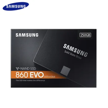SAMSUNG SSD 860 EVO 250GB 500GB Internej jednotky ssd (Solid State Disk HDD Pevný Disk SATA3 2,5 palca Prenosný POČÍTAČ TLC disco duro 1 TB diskom SSD