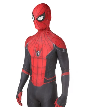 Lejos de casa Peter Parker disfraz de Cosplay Lycra Spandex Zentai traje de Halloween disfraz de superhéroe disfraces halloween