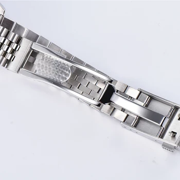40 mm PARNIS Sapphire Crystal 21 šperky Automatické strojové zariadenia, pohybu svetelný pánske hodinky káva farba rámu G118-20