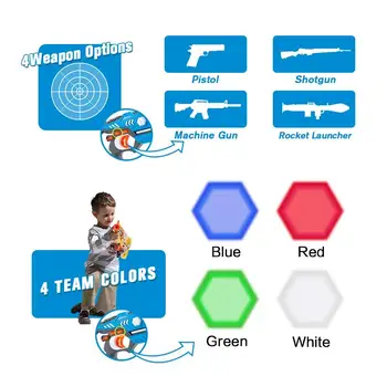 Iinfrared laser tag hračka zbraň proti výstřel svetlo vnútorné a vonkajšie hry darčeková sada Deti darček Deti Multiplayer-2gun+2flying