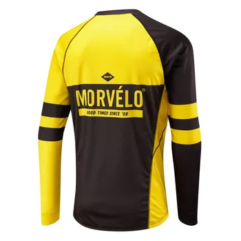 Nové Morvelo MTB Motocross Modrá DH MX Jersey pánske Dlhý rukáv T-shirts na Horskom Bicykli, Cyklistika Dres Motocykel Cyklistika Dres