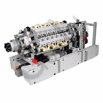 NOVÉ V42 Motora, motor Buliding Bloky zostavené Väčšinu Častí s Výkonom Funkcie Motory Kompatibilné s logá Techniku, Auto