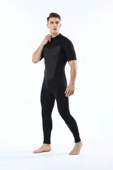 Mens 2 mm Potápačský oblek krátke rukávy jeden kus neoprén ponoriť vyhovovali udržiavať v teple, potápanie, surfovanie, oblečenie, outdoor potápačský oblek