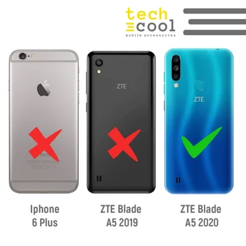 FunnyTech®Silikónový obal pre ZTE Blade A5 2020 l transparentná planéty
