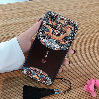 Čínskeho Zen style Plastický obal Pre iphone 11 pro max xs max xr xs x kryt 6 6 7 8 plus Bohatstvo Zbožným totem Mäkké pokrytie