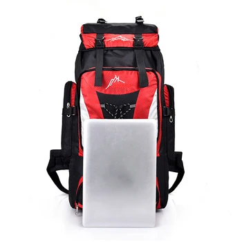 Kvalitné Vonkajšie lezenie taška cestovný batoh 80l Cestovné tašky nepremokavé camping batoh batohy
