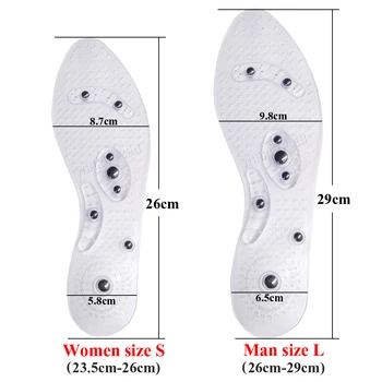 Muži A Ženy PVC Stielka Nohy magnetoterapia Zdravotnej Starostlivosti Stielka so Systémom Fitness, chudnutie, Športová Masáž Support Vložky