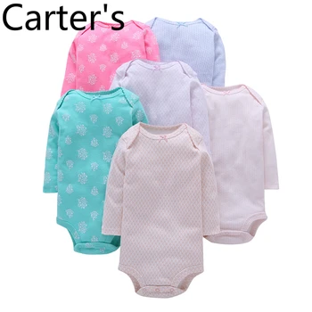 Cartera Kombinézu 0-2 rokov detské oblečenie dievčatá dlhý rukáv šesť-dielny oblek Dieťa Dievča Oblečenie pre Dvojičky, Detské Oblečenie Šťastie,+dieťa