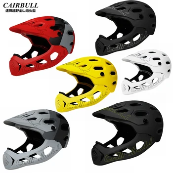 CAIRBULL Dospelých Plnú Tvár Požičovňa Prilba Pre MTB DH Bike Downhill Cyklistické Prilby 56-62 cm