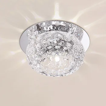 Crystal LED Stropné Svietidlá Uličkou osvetlenie chodby, Vstupná hala lampa Obývacia izba lampy, osvetlenie LED Stropné Svietidlá