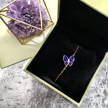 Módny náramok osobnosti pop motýľ vykladané čerstvý študent styling šperky poslať milenca darček 2019 new horúce