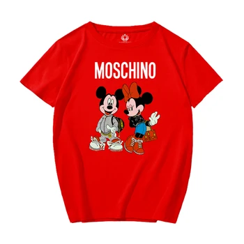 Nové Kreslené Mickey Mouse Ženy T-shirt Voľné kórejská Verzia Ženy Košele Minnie Mouse Kawaii Dámske Oblečenie kórejské Oblečenie
