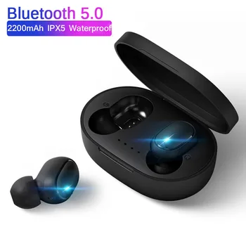 Nový Upgrade Bluetooth 5.1+EDR Bezdrôtové Slúchadlá Pre Chytré telefóny, Nízke Oneskorenie Hranie Hudby HD Mikrofón Handsfree na Tlačidlo Ovládací