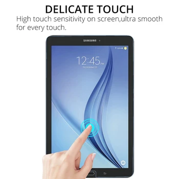 Tvrdené Sklo Screen Protector Samsung Galaxy Tab E 9.6 T560 T561 SM-T560 SM-T561 Tablet Ochranné Sklo Stráže Film