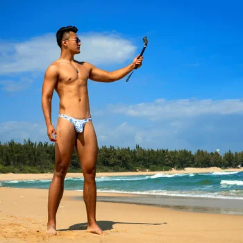 Pánske Plavky, Nohavičky, Sexy Tangá bikiny, plavky, Plavky, Plávať Beach Šortky Surfovať gay plavky plážové oblečenie hombre Sunga