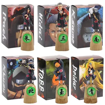 23-26 cm Anime Naruto Shippuden Akcie Obrázok Naruto Akatsuki Deidara Tobi Kakuzu Hidan Uchiha Itachi PVC Model Hračky