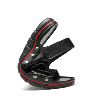 Originálne Kožené pánske Sandále Lete Kvality Pláži Papuče Bežné Tenisky Vonkajšie Pláže Topánky Bežné Prechádzky Ploché Topánky Size49