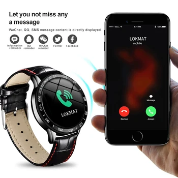 LIGE 2019 Nový oceľový smart hodinky mužov, kožené smart hodinky sport Pre iPhone Android smartwatch Informácie pripomienka Fitness tracker