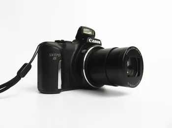 POUŽÍVANÝ Canon PowerShot SX170 JE 16.0 MP Digitálny Fotoaparát 16x video v kvalite 720p HD Optický Stabilizátor Obrazu