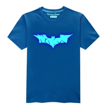 2020 Lete Batoľa Chlapci Dievčatá T-shirts Módne Bežné Krátky Rukáv O-krku Cartoon Tlač Svetelná Deti T-Shirt Vianočné Topy
