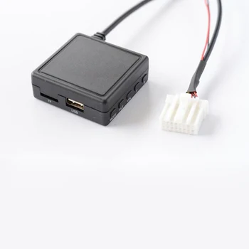 Biurlink Auto Bluetooth Stereo Mikrofón Handsfree Aux 3,5 MM Jack, USB Audio Adatper pre Mazda 2 3 5 6