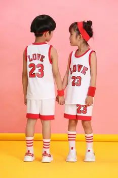 2021 Nové Deti Školského Tímu Dieťa Mládežnícke Basketbalové Dresy Uniformy Športové Oblečenie Dievča Súpravy Súpravy Priedušná Chlapci Školenia Šortky