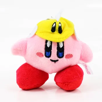 7 cm 20pcs/veľa 6styles Kirby Hviezda plyšové bábiky hračky roztomilý kirby keychain bavlnené oblečenie pre bábiku mäkké, vypchaté pre deti narodeninám