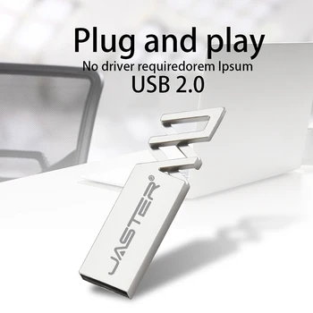 JASTER Metalen Mini USB Flash Disk 128 GB 64 GB 32 GB kl ' úč Cle USB Flash Stick Pero Jednotky 4gb16gb 32gb 64gb 128 gb USB kľúč
