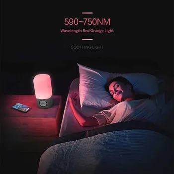 Youpin Sleepace Hudby Nočná Lampa Smart Tabuľka LED Svetlo, Bluethooth Reproduktor APLIKÁCIE Bezdrôtové Ovládanie Načasovanie Spálňa Stôl Nočné Svetlo