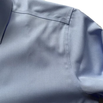 2020 Luxusné Šaty Tričko Zákazku Vysoko Kvalitnej Bavlny Business Košele 80. rokoch Dve-Ply Vráskam na Mieru Mužov Košele