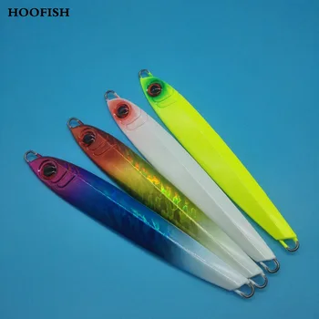 HOOFISH 1pcs/Veľa Viesť Kovové Stávkovanie Lákať 150g/200g 4colors Deep Sea Isca Umelé Návnady, Rybárske Náčinie