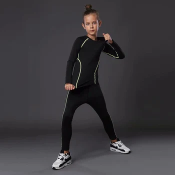 2021 nové kompresné športové vyhovovali detí rýchle sušenie vyhovovali nastaviť beh, jogging športové školenia oblek vyhovovali telocvični školenia