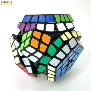 Shengshou Kocka 4x4x4 Magic Cube Shengshou Master Kilominx 4x4 Profesionálne tvare dvanás ť stena Kocky Twist Puzzle Vzdelávacie Hračky