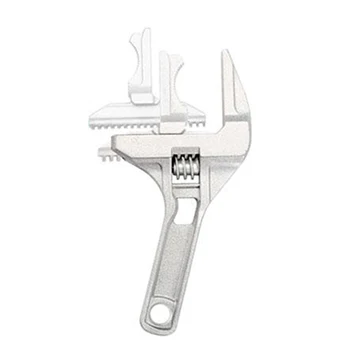 Multi-Funkčné Zmeny Kľúča Repair Tool Nastaviteľný Kľúč Krátke Ramienka Veľké Otvorenie Kúpeľňa Kľúč maticový Kľúč LAD-predaj
