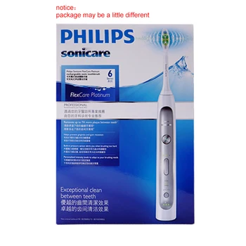 Philips Sonicare HX9172/19 Elektrická zubná Kefka s 3 Režimami Snímač Tlaku pre Dospelých / Detí FlexCare Platinum Sonic