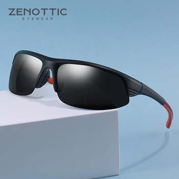 ZENOTTIC Dizajn Značky Polarizované UV400 Okuliare pre Mužov Športové MTB Photochromic Zrkadlo Slnečné Okuliare Vonkajšie Ochranné Okuliare