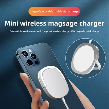 GTWIN Magnetické 15W Bezdrôtová Nabíjačka Pre iPhone 12 Pro Max Mini Pre Magsafe Rýchle Nabíjanie Telefónu Bezdrôtová Nabíjačka, Držiak na Stojan